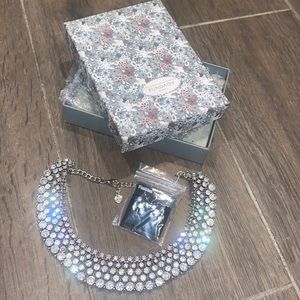 Rhinestone chunky necklace